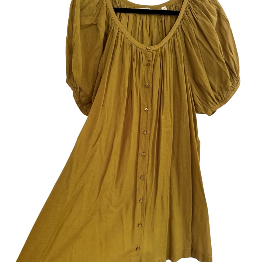 DOEN Josette Scoop-neck Puff Sleeve Dress - Picture 4 of 8